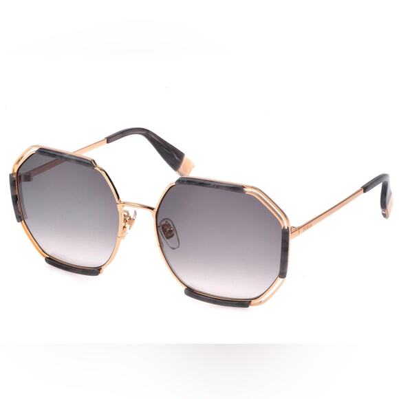 NEW!! Furla SFU785 0300 Stylish Gradient Sunglasses, Authentic main image 8